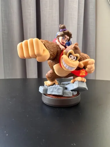 Amiibo Donkey Kong e Pauline - Donkey Kong Bananza