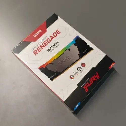 Memória RAM Kingston Fury Renegade RGB, 32GB (4x8GB), DDR4, 3200MHz