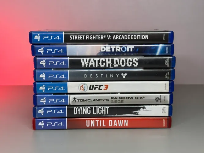 Lote de jogos de ps4