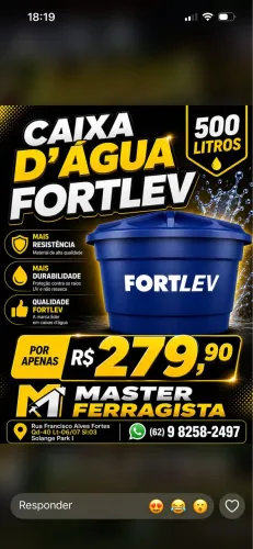Caixa D?água Fortlev