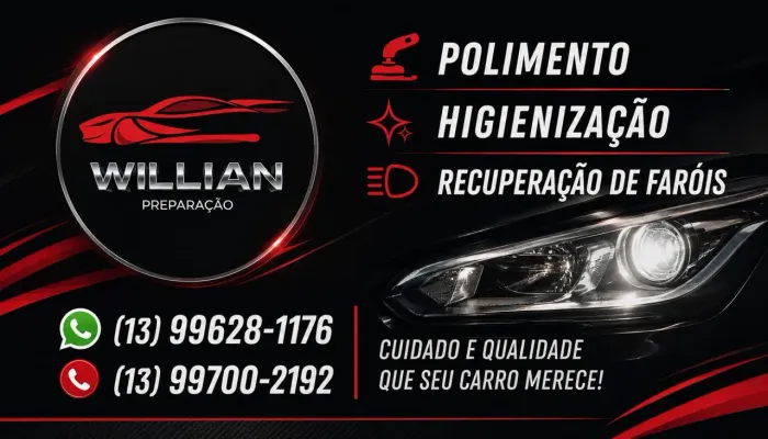 Trabalho com preparação de carros deixando seu carro novo de novo