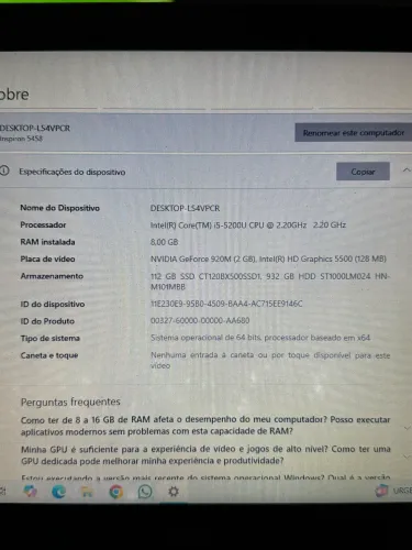 Notebook DELL