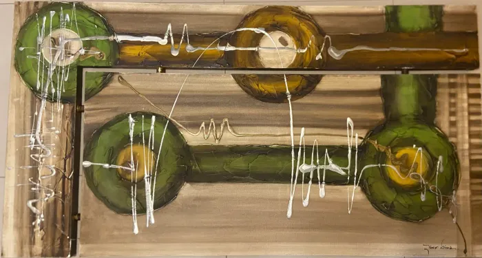 QUADRO DE ARTE ABSTRATA