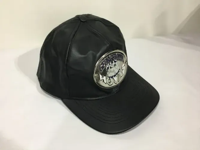 Boné Georgetown Hoyas Linha Sport Collection Vinil Preto Tamanho G Anos 90