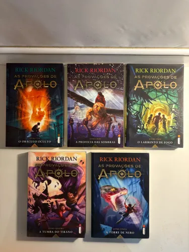 Coleção as provações de apolo percy jackson