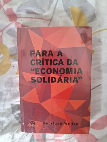 Livro para a crítica da economia solidária