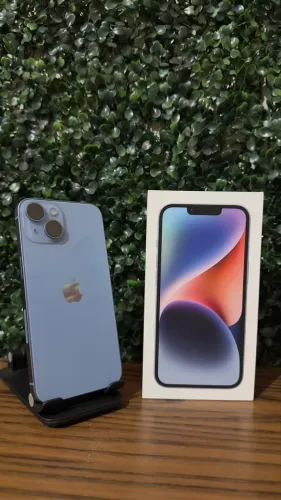 iPhone 14 256GB Azul Completo Impecável Pronta Entrega