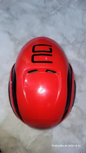 Capacete ciclismo abus game changer vermelho.whats *