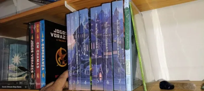 Coleção de Livros, Jogos Vorazes + Harry Potter completo todos LACRADOS