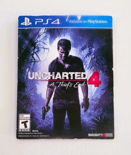 Jogo UNCHARTED 4 A Thief's End para PS4 mídia física