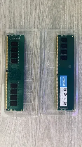 PAR DE MEMORIA DDR4 - MARCA CRUCIAL 8gb cada