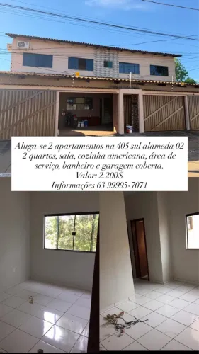 Apartamento 2 quartos 405 sul perto da Havan