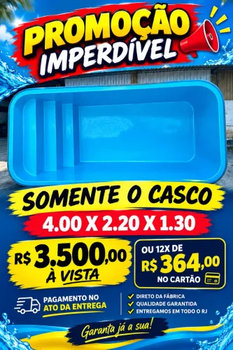 Piscina de fibra 