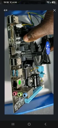 kit Placa Mãe Intel H81 Lga 1150 Ddr3 M.2, memoria 4gb + processador i3-4160