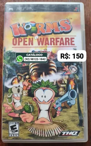 Worms Open Warfare = R$: 150