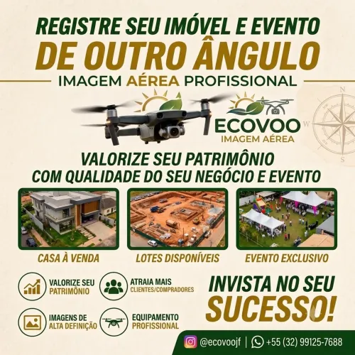 Filmagens e Fotos Aéreas com Drone - Imóveis, Lotes, Eventos e Empresas