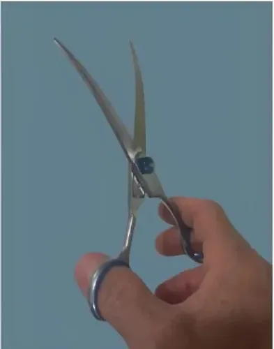 Tesoura Pet Curva Para Baixo 6 pol.