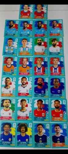 Figurinhas Panini -Copa do mundo 2026 jogadores