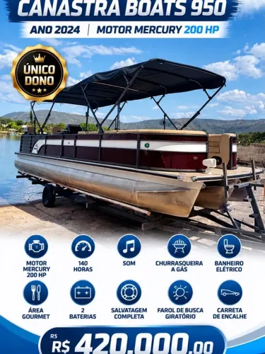 Pontoon Canastra boats 900