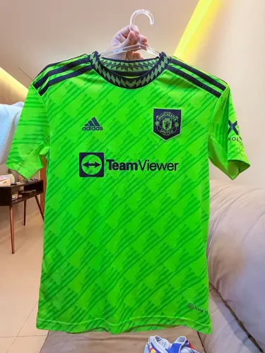 Camisa Manchester United 22/23 Third Original Uniforme 3 Verde