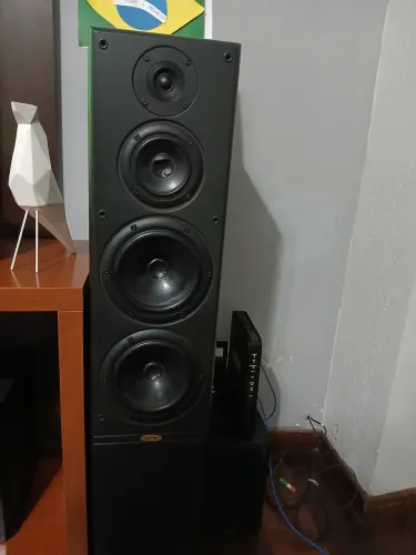 Som Home teacher 2 torre inglesa JPW ML 1010 150W + Receiver Hymaha RX870