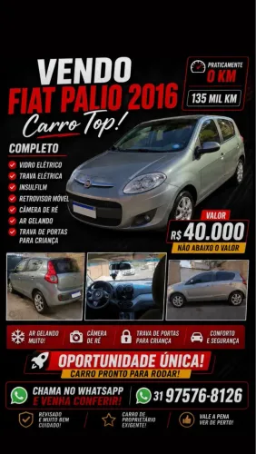 Fiat Palio Attractive 1.0 EVO Fire Flex 8V 5P 2016