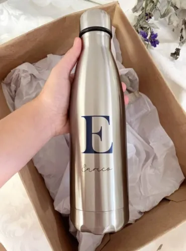 Garrafa térmica personalizada inox 500 ml