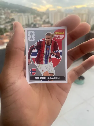 Figurinha Haaland Extra Prata 2026