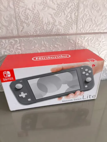 Console Nintendo Switch Lite Japão Cinza novo lacrado