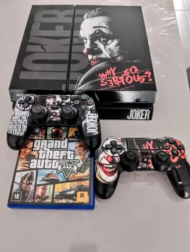 Playstation 4 + 1 Controle + GTA 5
