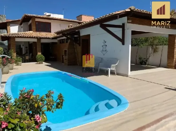 Casa de Alto Padrão em Condomínio, 4 suítes, 3 salas, 6 banheiros, Paripueira-AL, Paripuei