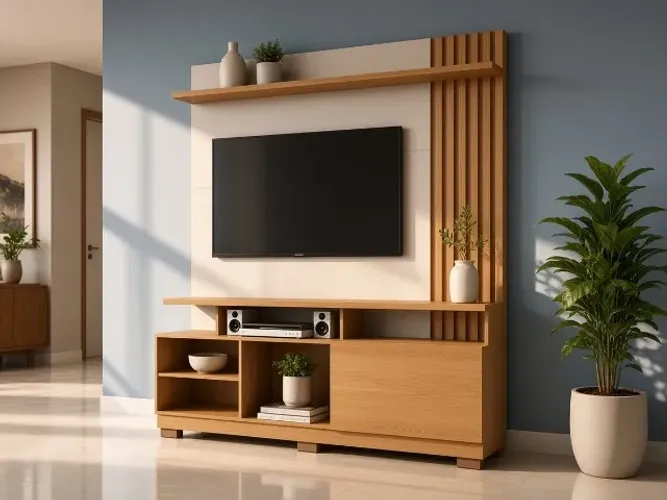 Home Theater Artheo 1,60m Ripado p/ TV até 55" (NOVO A PRONTA ENTREGA)