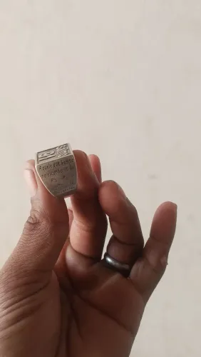 Vendo anel de prata SALMO 91