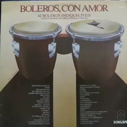 - LP " boleros con amor 42 boleros inesqueciveis " disco Vinil 1978 OU RETIRADA CURITIBA
