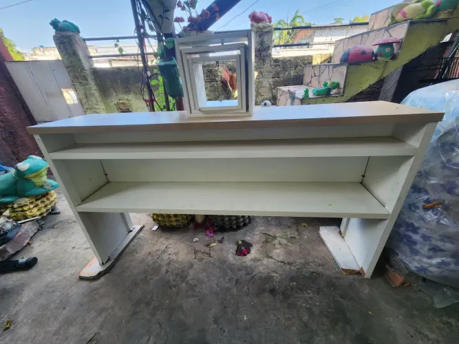 Balcão Grande MDF + nicho brinde