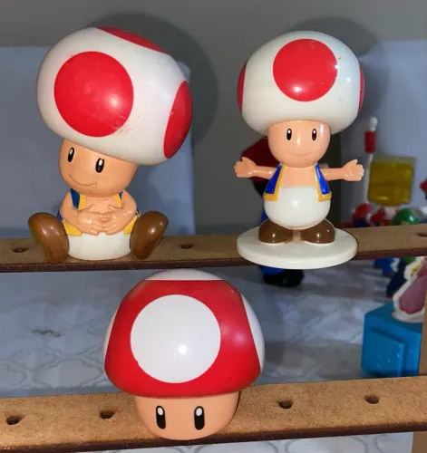Brinquedos da coleção Super Mario Bros