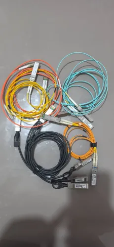 3 Cabos DAC 10G SFP+ + 6 Módulos Transceptores SFP/SFP+ (Cisco, Juniper, ZTE) + Cordões Óp