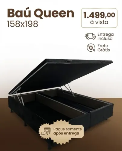 Baú Queen Leia Descrição
