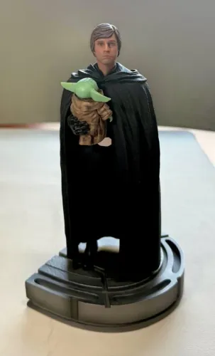 Luke Skywalker And Grogu Art Scale 1/10 Iron Studios