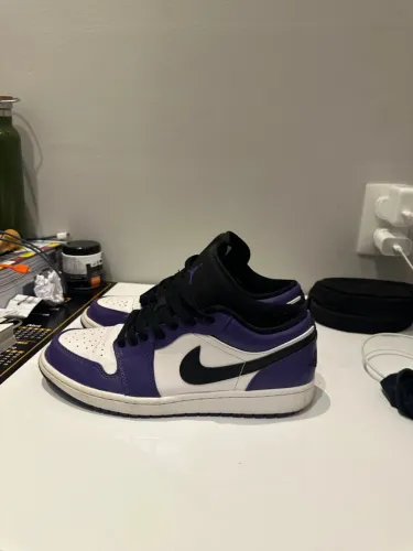 Tenis Air Jordan 1 Low Court Purple