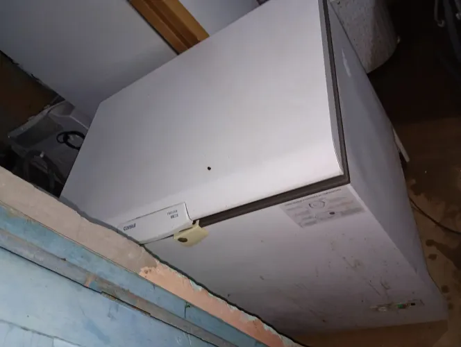 Freezer 1 porta com tubulação de cobre nova 