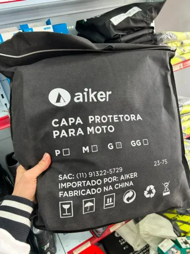 Capa Forrada Impermeável para Moto Protege chuva poeira