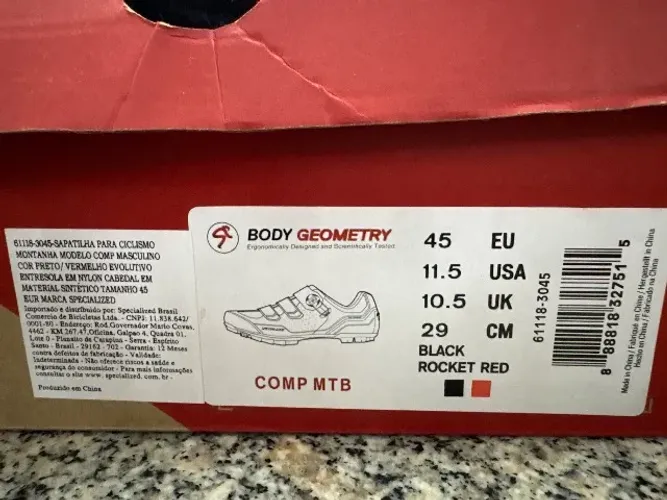 Sapatinha specialized comp MTB