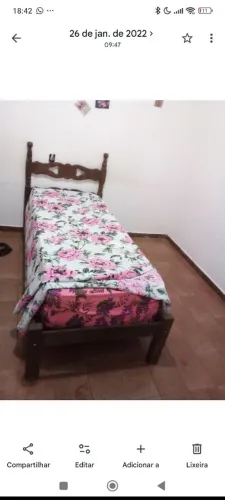 Cama madeira solteiro