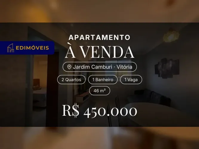 Jardim Camburi: Apartamento 2 quartos, ambiente pet friendly e bem localizado