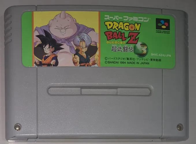 Cartucho/Jogo de Super Famicom/SNES:Dragon Ball Z 3: Super Butoden 3