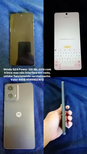 Vende- se celular G24 128gb