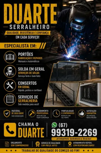 Serviços, solda, reparo , manutenções 