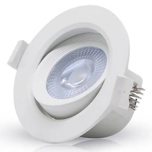 Kit 10 Spot Dicróica LED 5w 9cm Redondo ou Quadrado