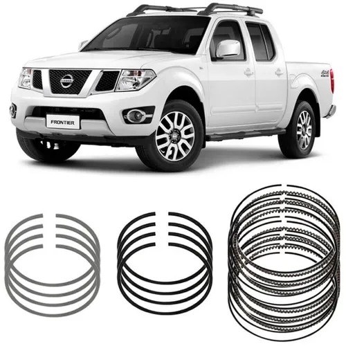Jogo Anel Segmento STD Nissan Frontier 2.5 2007 a 2016 Metal Leve